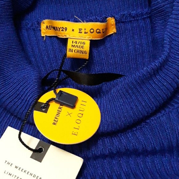 Refinery29 x Eloquii sweater dress - Picture 6 of 9